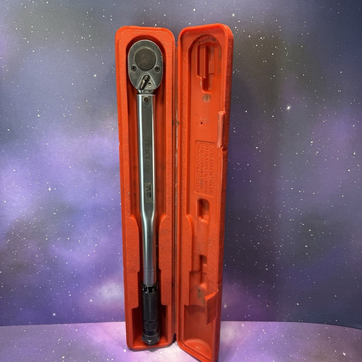 TEKTON 24335 1/2 in. Drive Click Torque Wrench W/ Case 20209243350
