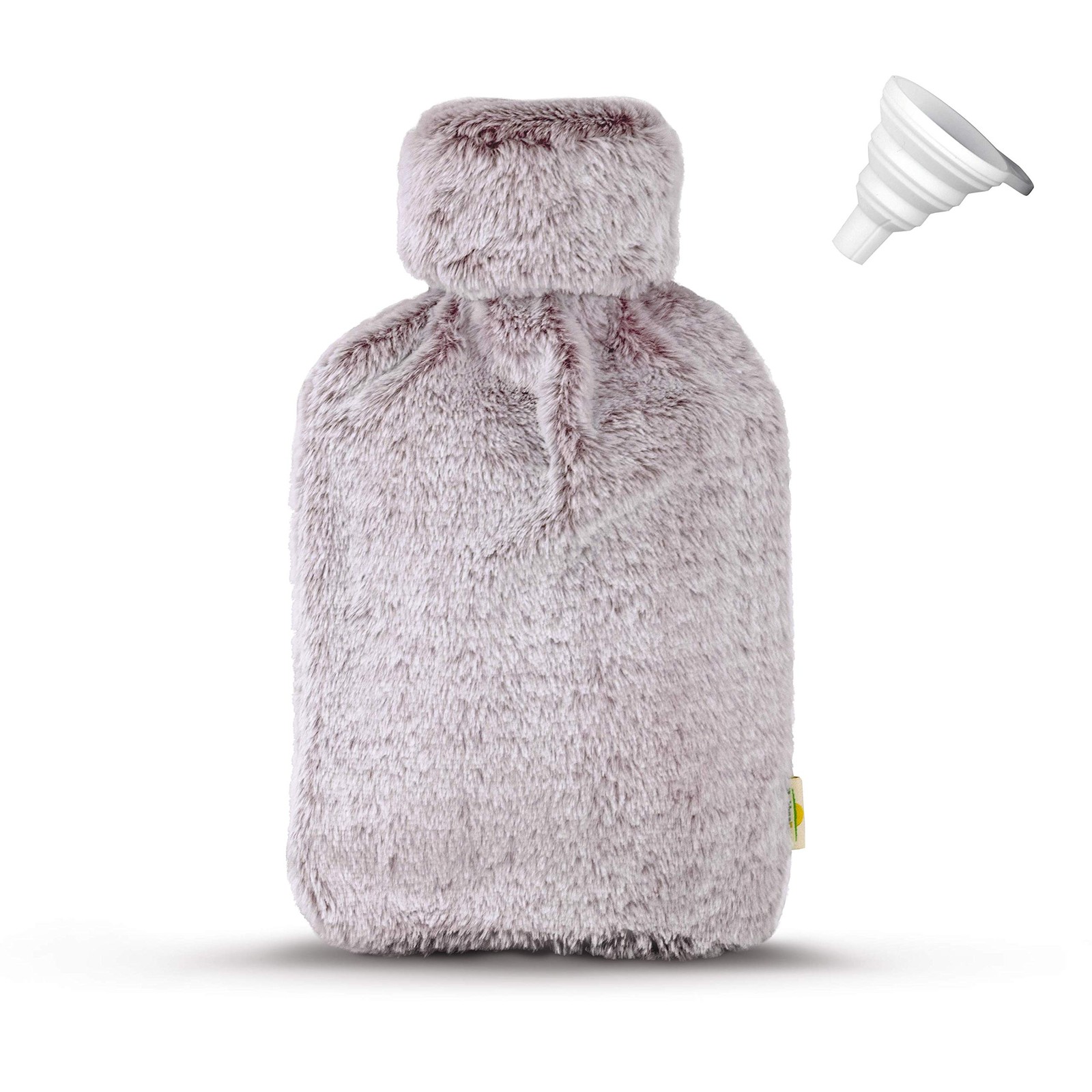 Bouillotte à bonnet B contre les pieds froids avec sa housse amovible douce