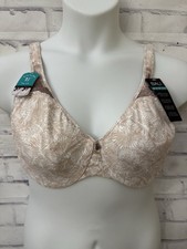 Bali Bra 40D Passion For Comfort Fan Leaf Print Brown Minimizer DF3385 New