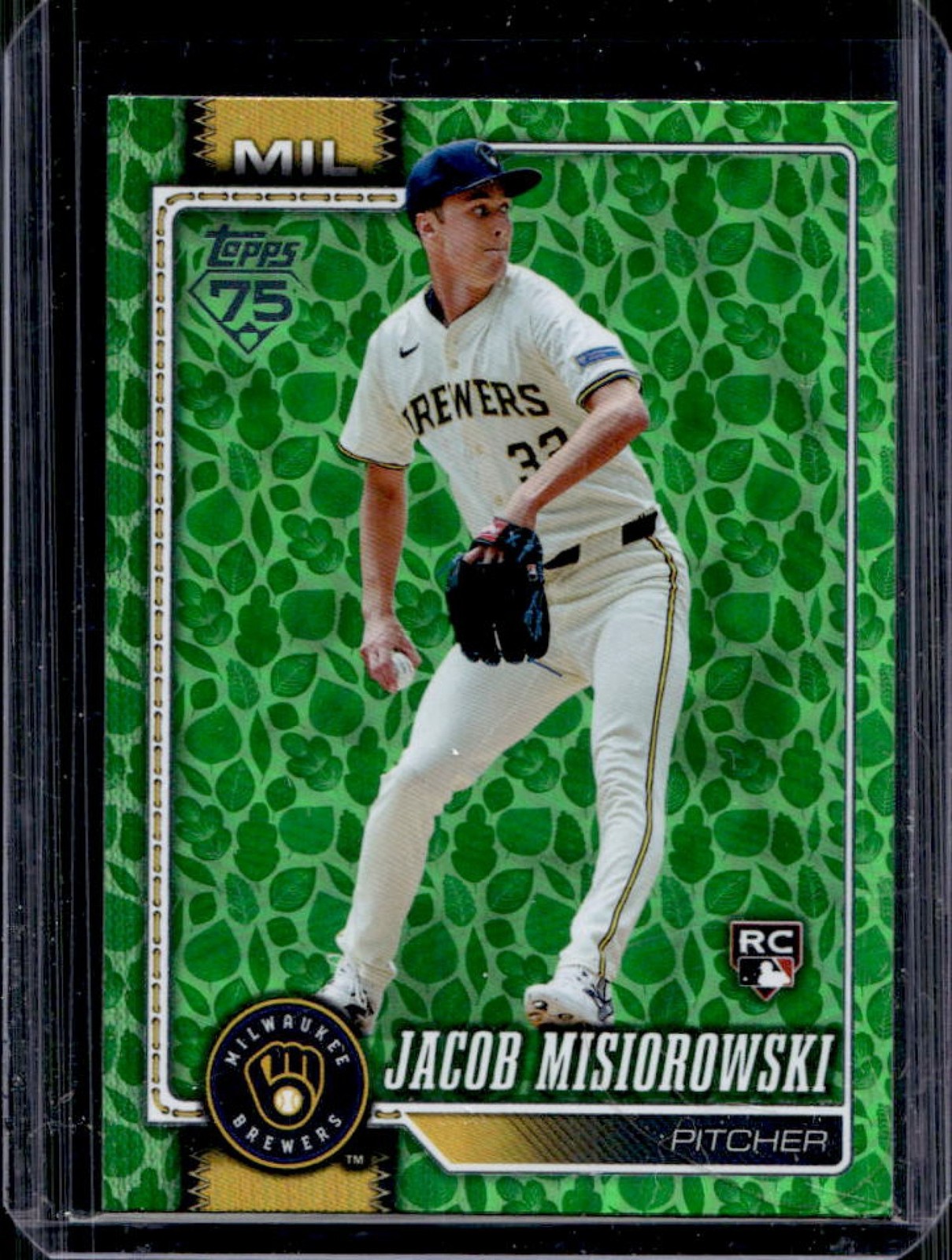 2026 Topps Jacob Misiorowski RC Holiday Rookie #10 Brewers