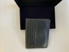 S.T. DuPont Wallet - Pebbled Leather With Logo - Black - Unisex