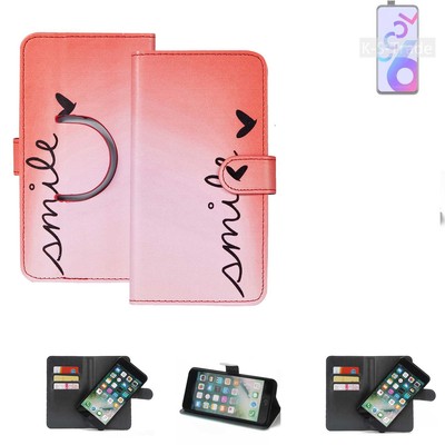 360° Schutzhülle für Coolpad Cool 6 Wallet Case Design smile