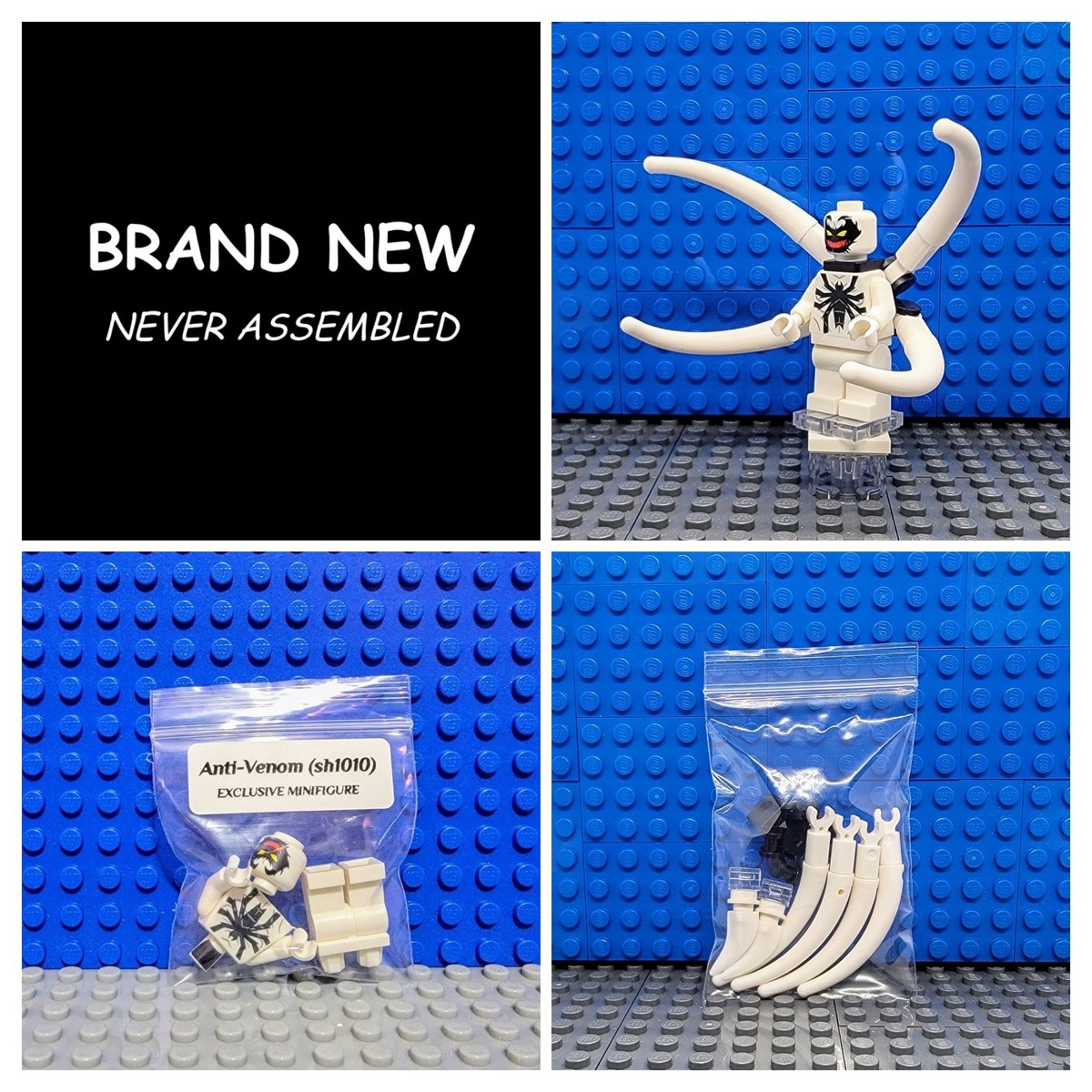Lego Anti-Venom Minifigure ONLY sh1010 from Spider-Man 76308 w