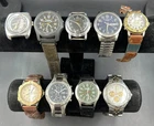 Timex Lot Of 9 Mens Vintage Wrist Watches Mechanical Quartz Analog Indiglo +