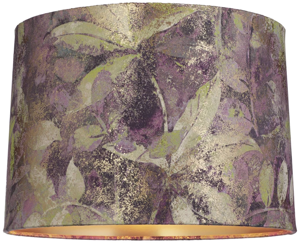 Springcrest Mollie Botanical Purple Leaf Velvet Drum 14x15x10 1/2 (Spider) - Image 3 of 4