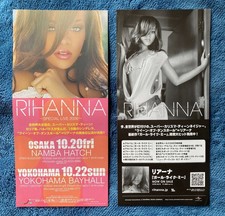 RIHANNA Japan 2006 live tour FLYER Osaka Yokohama DISTURBIA Diamonds UMBRELLA