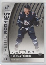 2017-18 SP Game Used Authentic Rookies 36/48 Brendan Lemieux #109 a8r