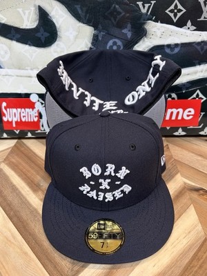 New Era Exclusive Born x Raised Yankees Invite Only Fitted 7 1/2 Navy Rare Grail