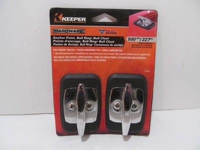 Keeper 500 Lbs. Bull Ring Bull Cleat Anchor Point For Pickup Trucks 05667 - NEW