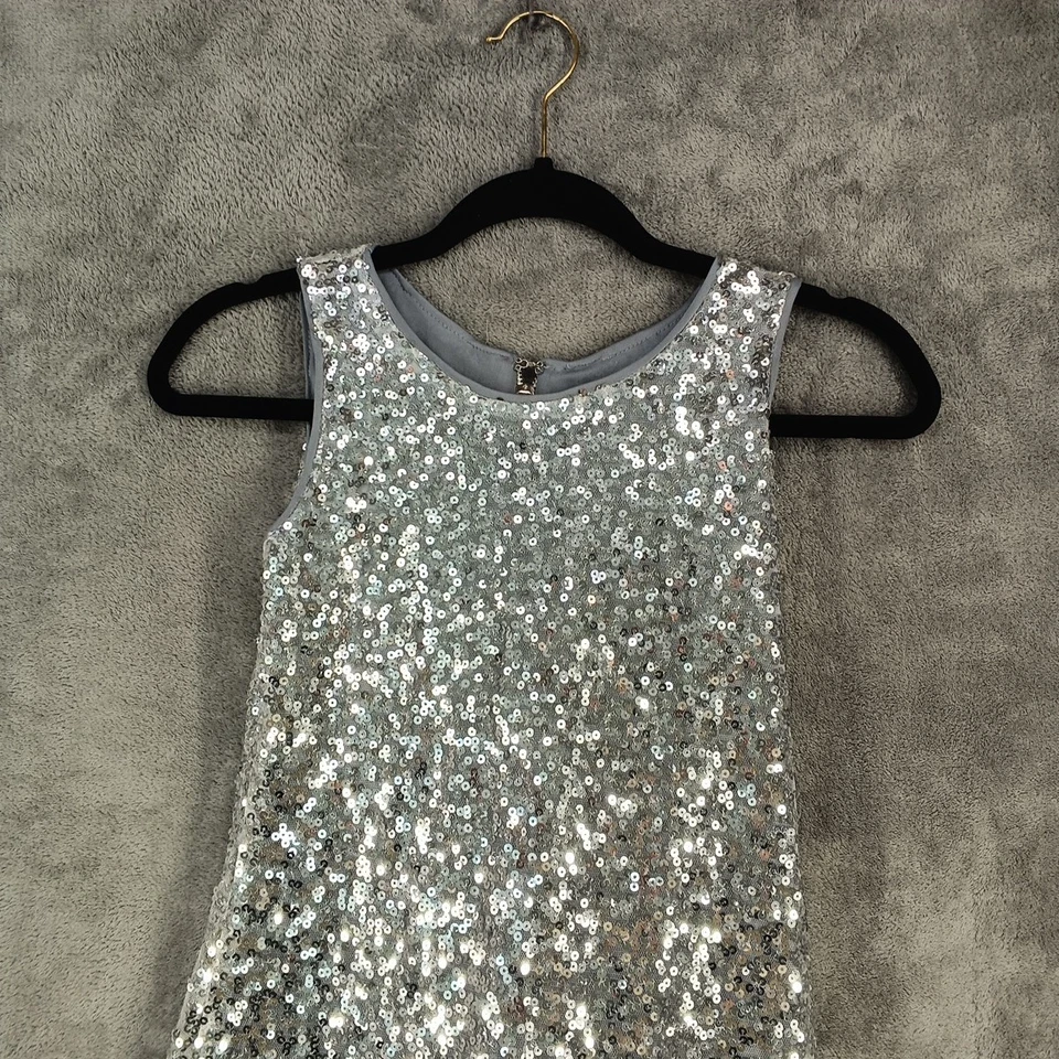 $230 Nuevo Vestido de Fiesta ZOE LTD Niñas Lentejuelas Adornado Rosa Pluma Talla 12 Foto 2 de 4