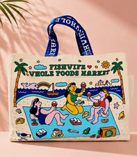 LIMITED EDITION Whole Foods Fishwife Reusable LARGE Tote Bag