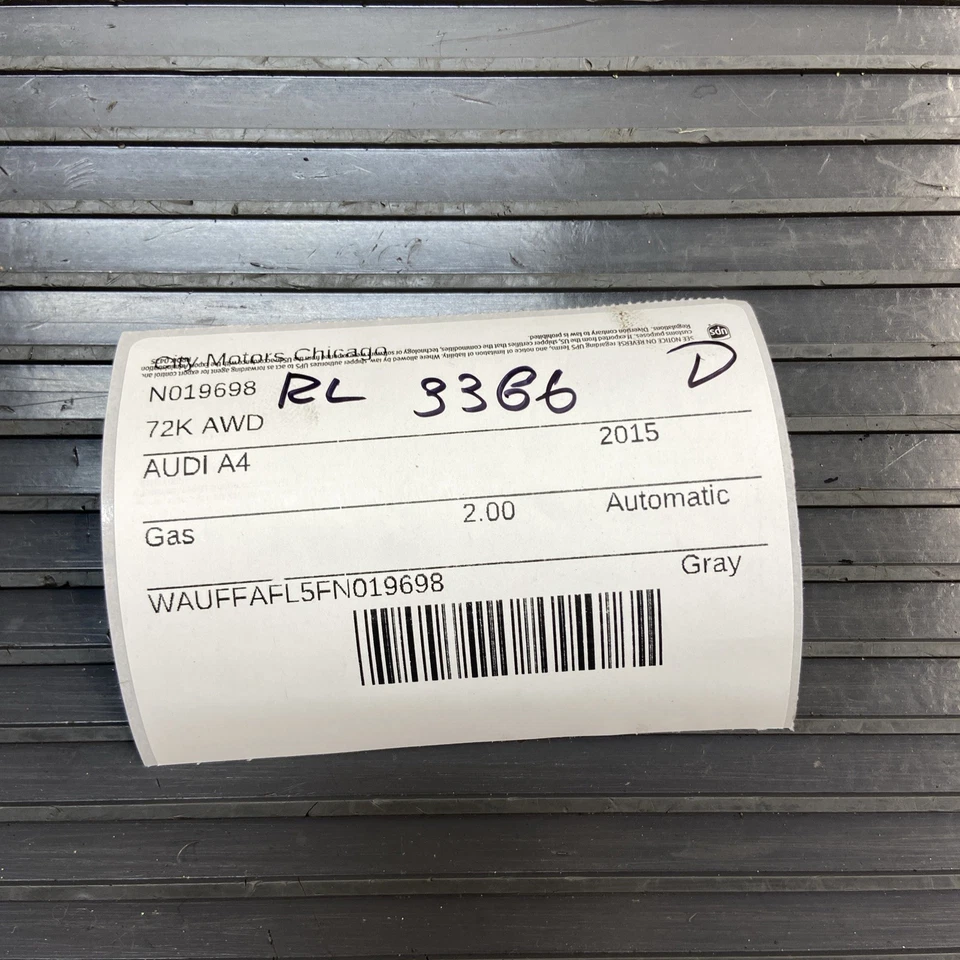 Guardabarros trasero izquierdo Audi A4 S4 B8 2009-2016 protector contra salpicaduras 8K0810171B OEM Foto 2 de 4