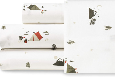 - Full Sheets, Cotton Percale Bedding Set, Crisp & Cool Home Decor, Dorm Room Es