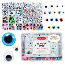 Incraftables Colorful Googly Eyes Set – 1680 Pieces - 30 Varieties of Small... 