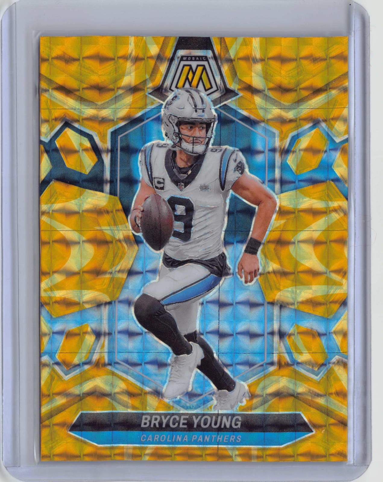 2024 Panini Mosaic #29 Bryce Young Mosaic Reactive Yellow