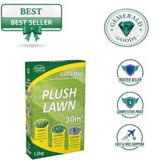Plush Lawn 1.2kg - Eco-Friendly Grass Seed & Conditioner - 17m² Coverage