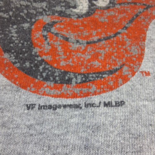 Camisa Baltimore Orioles Para Hombres Grande Gris MLB Béisbol Gráfico Envejecido Cuello Redondo - Imagen 5 de 7