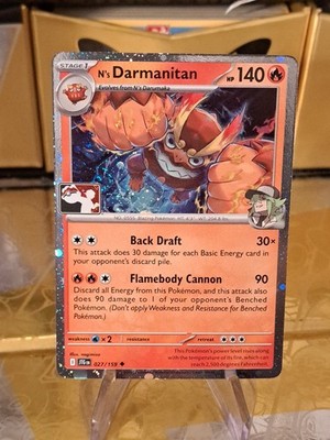 N's Darmanitan Holo Pokemon Prize Pack Series 7 Promo Pokemon Card NM/LP |  eBay