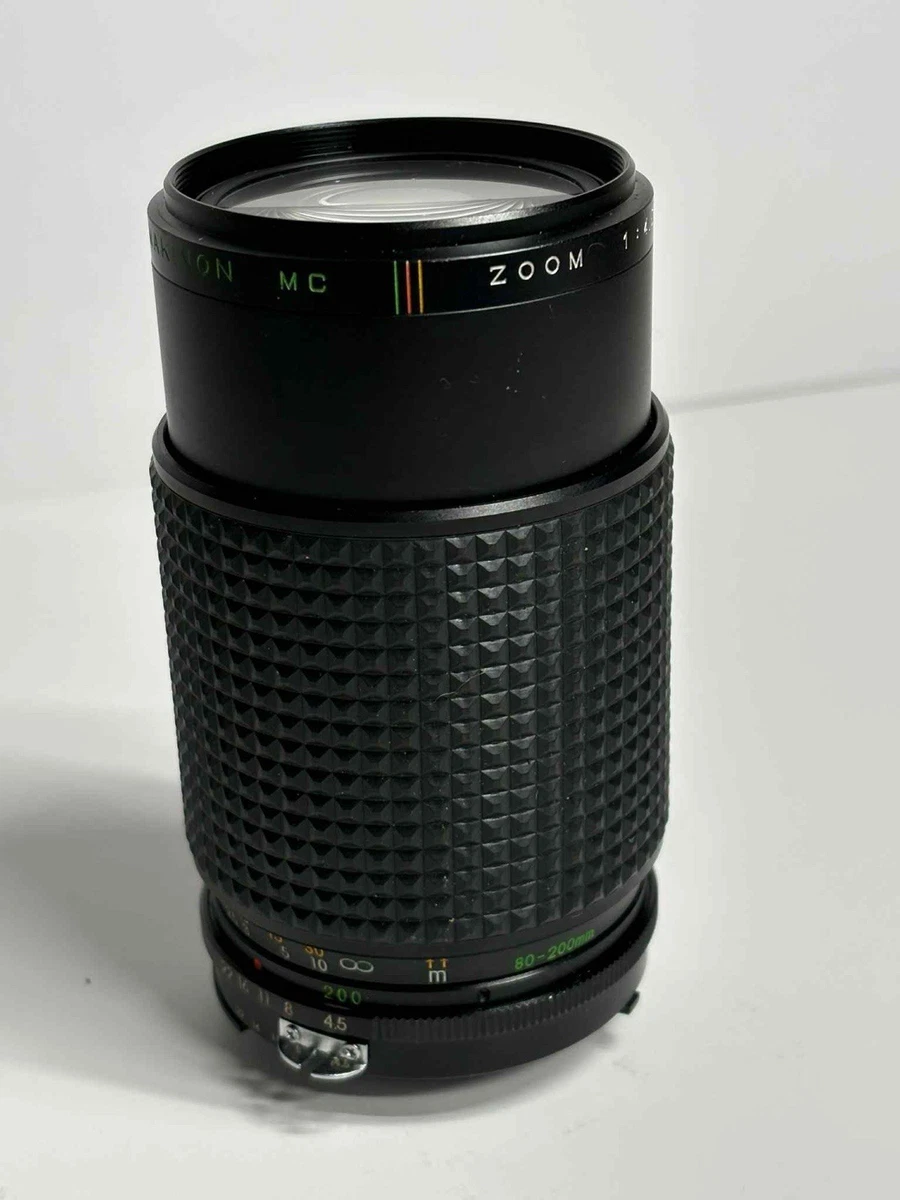 Vivitar 80-200mm f/4.5 Auto Zoom Lens for OM Mount