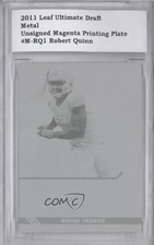 2011 Leaf Ultimate Draft Printing Plate Magenta 1/1 Robert Quinn #U-RQ1 0t3
