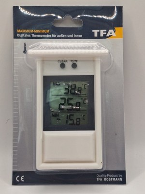 TFA Dostmann Digital-Thermometer ist für den Innen- und Außenbereich