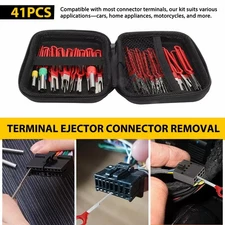 Pin 41pcs Ejector Wire Kit Connector Extractor Car Terminal Removal Red Tool