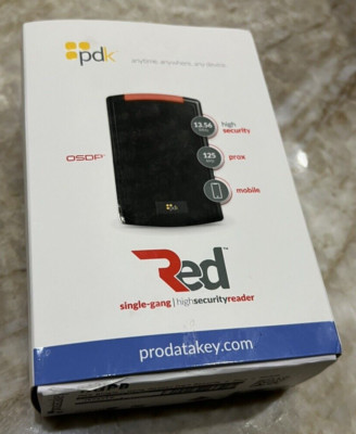 PDK Prodatakey RGBP Red Bluetooth Mobile Credential Proximity Reader 125KHz