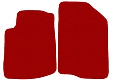 Rot Fußmatten, Automatten VORNE für Peugeot 208 2012-2019 14xRand