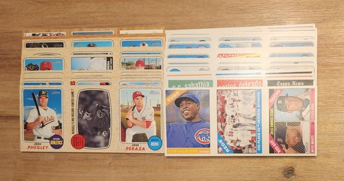 2008-2012 TOPPS HERITAGE ADVERTISING PANELS BASEBALL LOT (28 DIFFERENT PANELS) - Picture 2 of 2