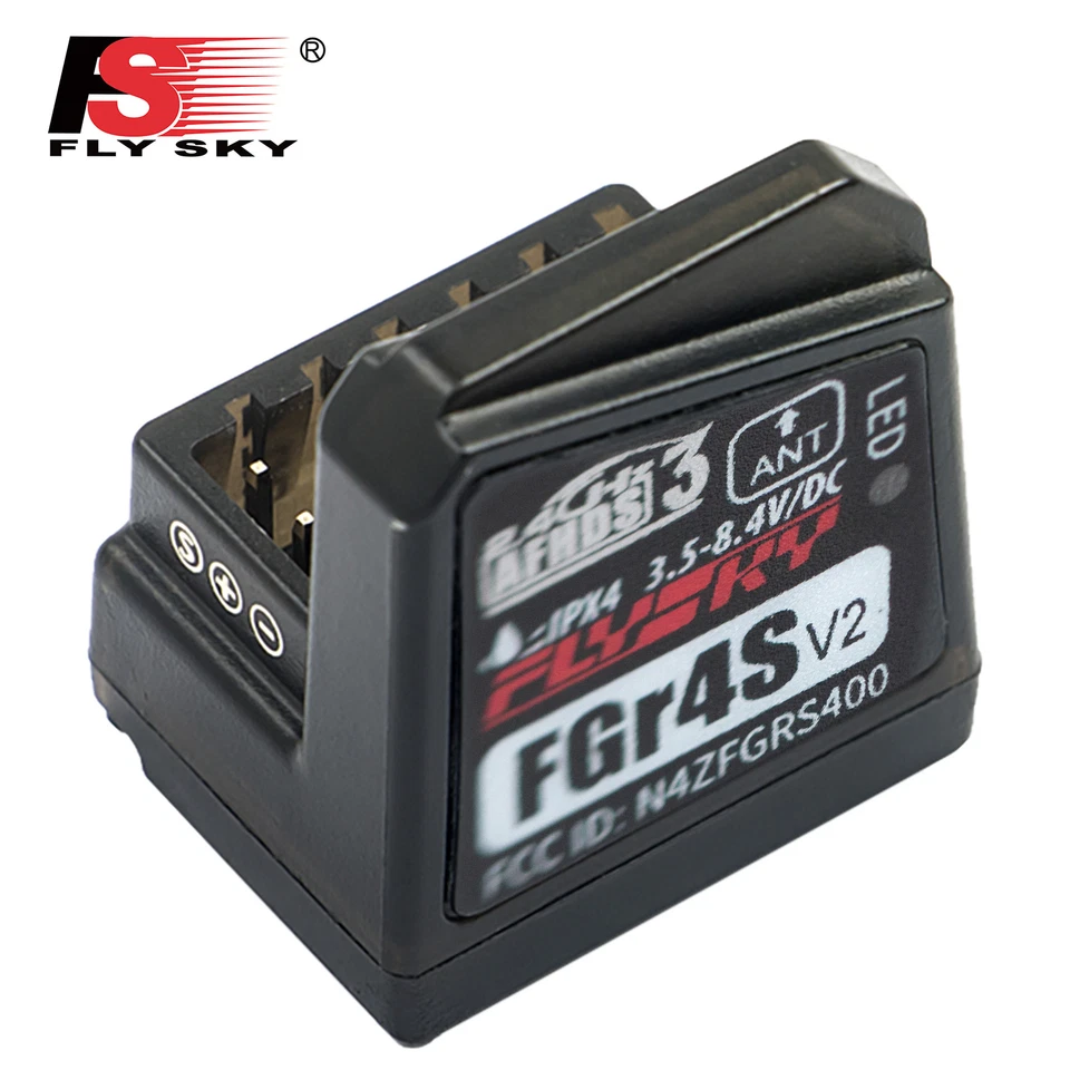 Flysky FGR4S V2 Receiver AFHDS For Flysky NB4 PL18 RC Transmitter RC Boat Z9V2 - Image 3 of 4