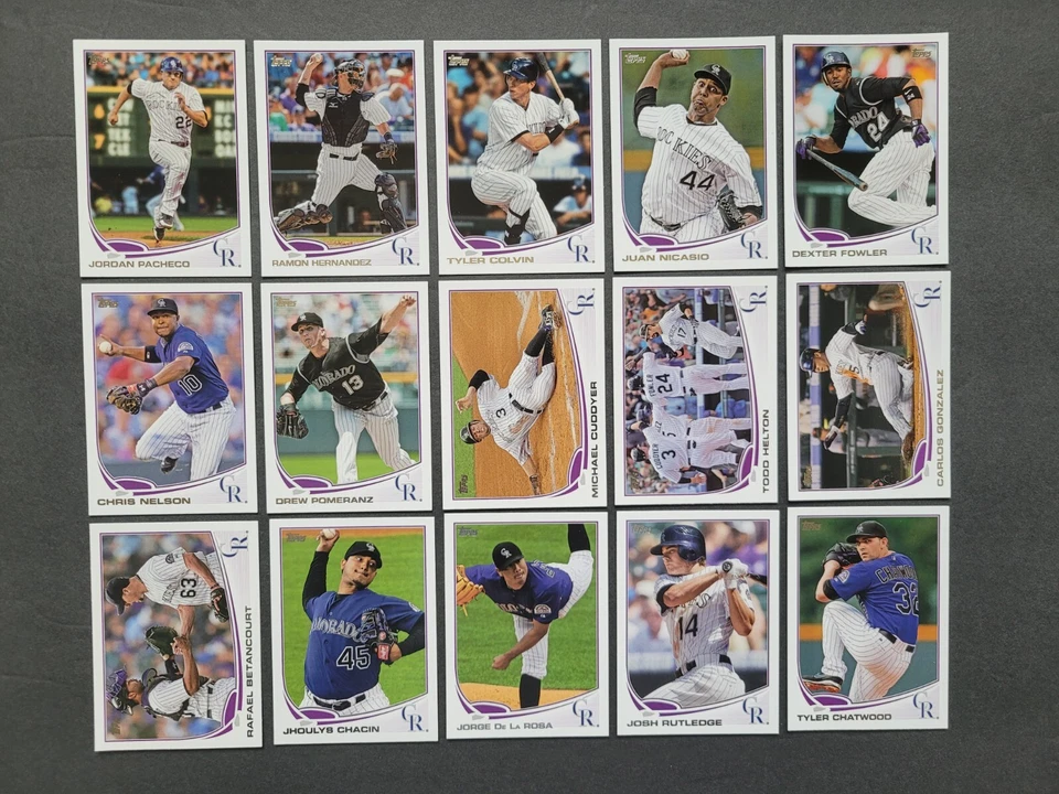 2013 TOPPS mini CARDS You Pick RedSox RAYS Rockie ROYALS Tigers TWINS WSox YANKS - Image 2 of 4