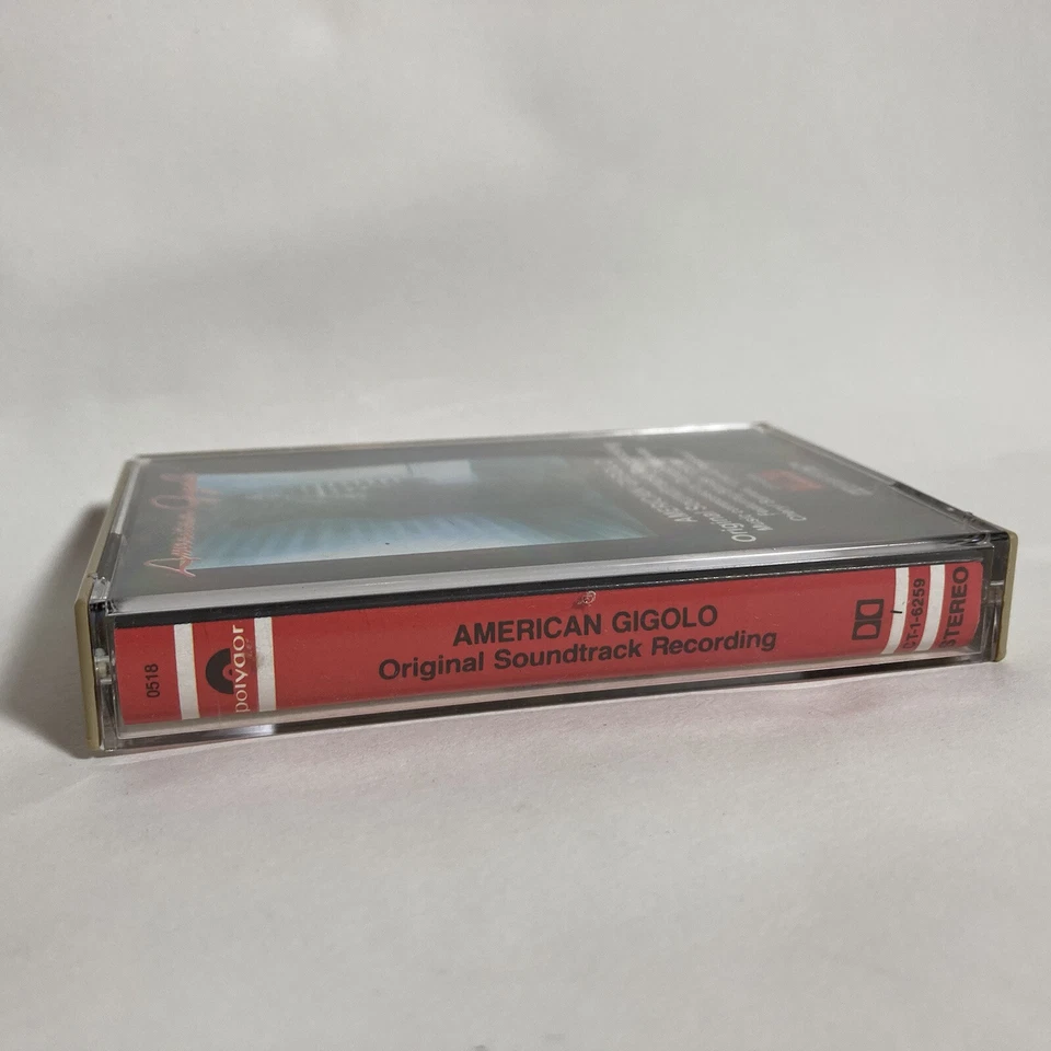 American Gigolo Original Soundtrack Cassette Tape 1980 Giorgio Moroder Polydor - Image 3 of 4