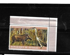 SÉNÉGAL SC# 475 1978 TYPE PARC VERRUE PORC ET HÉRON MNH ANCIEN TIMBRE COMMÉMORATIF