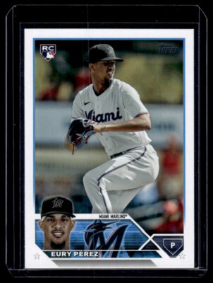 2023 Topps Update Eury Pérez Rc Miami Marlins Us139 Ebay 