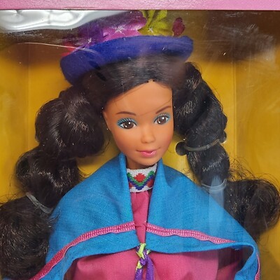 VINTAGE 1985 MATTEL BARBIE DOLLS OF THE WORLD # 2995 ORIGINAL BOX