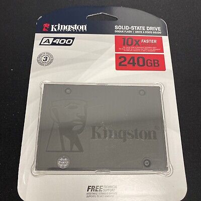 colateral Gracias plato Kingston A400 SSD 240GB Solid State Drive A400 SATA III 2.5” NEW | eBay