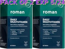 ROMAN Men's Daily Multivitamin for Immune with 23 Key Nutrients SEE PIC FOR DATE