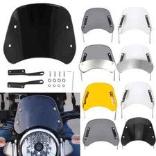 Moto Headlight Windshield Wind Deflector Windscreen Universal for The Most Model