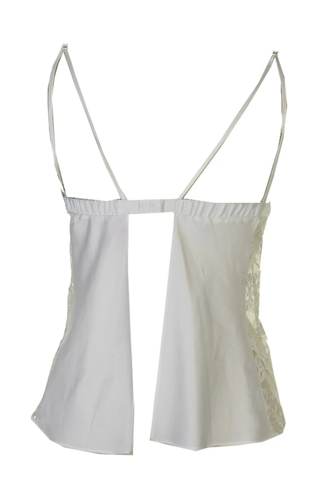 Betsey Johnson Nuevo Encaje Blanco Inserto Slip L $65 Foto 2 de 2