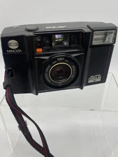 Minolta Talker Auto Focus AF-S 35mm Film Camera Missing Lens Cover