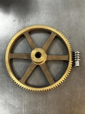 QTY 1 BOSTON GEAR BRONZE WORM GEAR SET  24 PITCH 96 TEETH 96:1 RATIO G1039