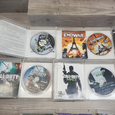 Ps3 9 Game Lot FPS Call Of Duty, Tom Clancey, Resistance, Walking
