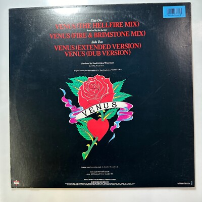 Venus Vinyl Record Bananarama London 12