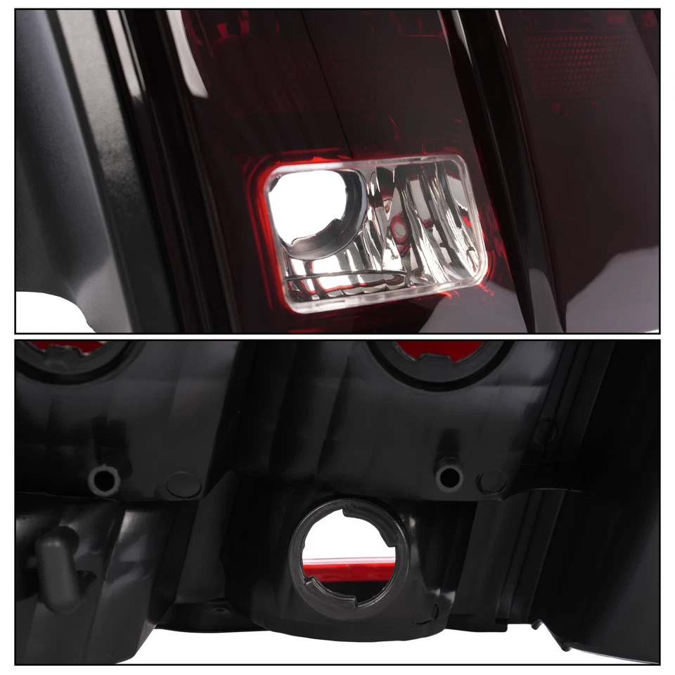 Luces traseras rojas ahumadas izquierda+derecha para Ford Mustang 1999-2004 Foto 4 de 4