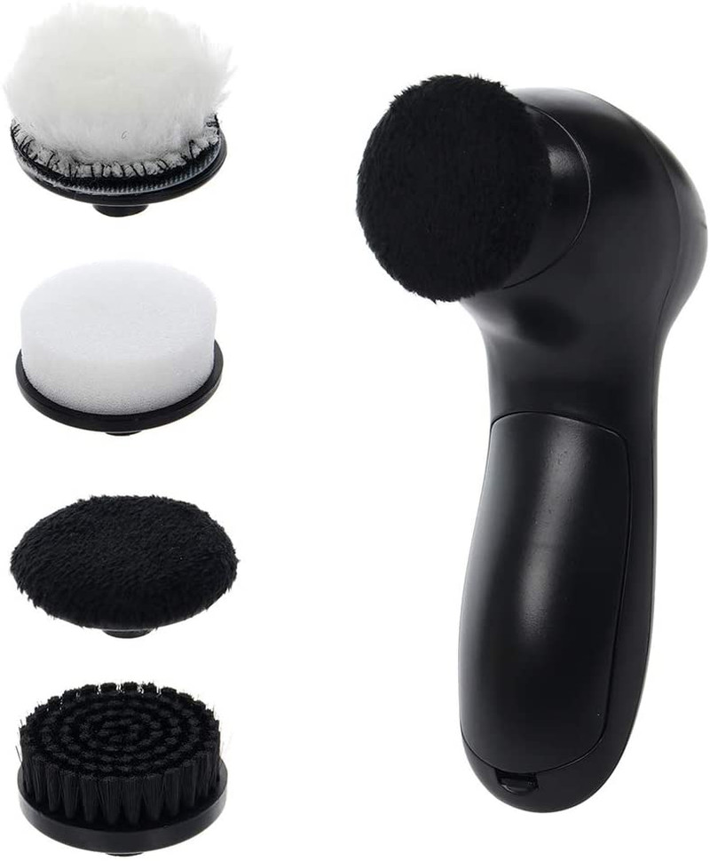 Electric Shoe Polisher,Multifunctional Cleaning Brush Shoe Shine Kit Automatic S