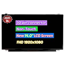 14" Screen for Lenovo Thinkpad L450 20DS Series LCD Display 30pin FHD Non-Touch