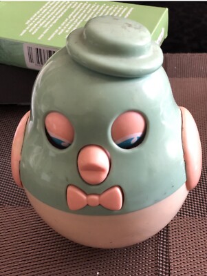 Vintage Roly Poly Bluebird Pinguin Baby Spielzeug Jingle Sound Retro Kinderzimmer Dekor