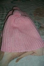 BABIES PINK BEANIE HAT