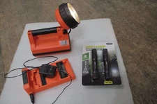 StreamLight LiteBox Emerg Flashlight, Charging Cradle, New Battery, Bulb *PLUS*