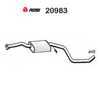 Rosi MittelschalldäMpfer Ford Escort - Orion 1.6 Rosi FüR 6638218